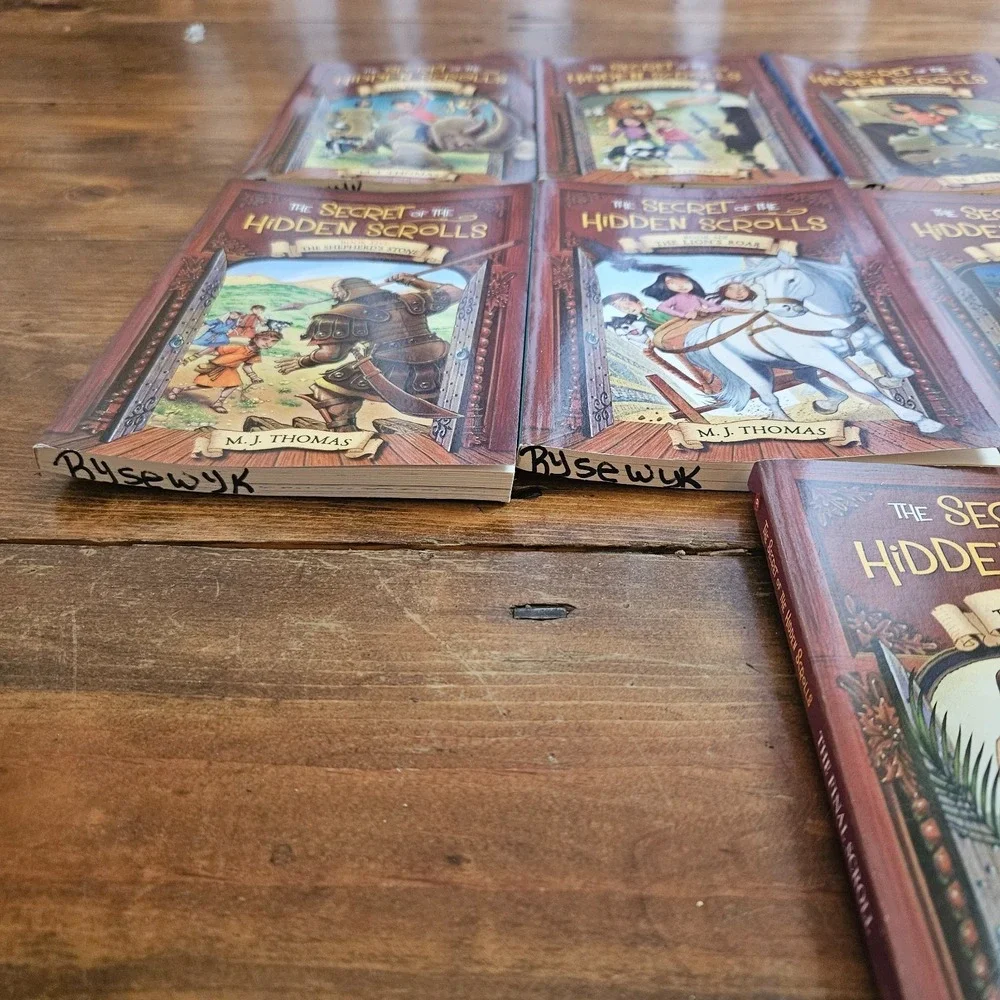 The Secret of the Hidden Scrolls Complete Series Set Books 1-9 M.J. Thomas